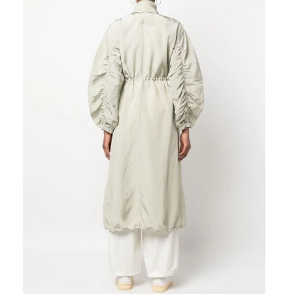 Rodebjer Leandra Over Coat Lightweight Jacket Clay Gray Grey NWT $550 XS Trench - Picture 3 of 16